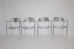 Modern Aluminum Chairs Garden Chairs Dining Chairs Jorge Pensi 1980 Up to eleven