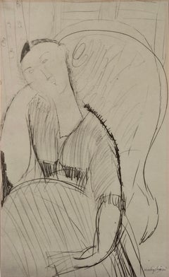 Moderne moderne Original-Radierung von Amedeo Modigliani