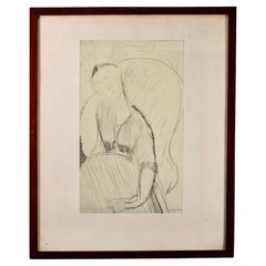 Modern Amedeo Modigliani Original Etching