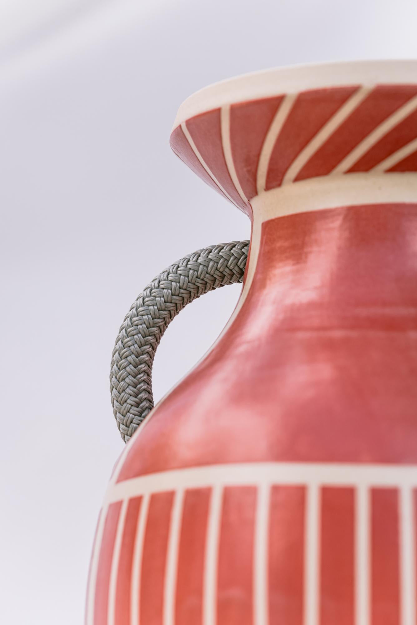 Modern amphora inspired by ancient culture made to order diff. Colour & patterns For Sale 6