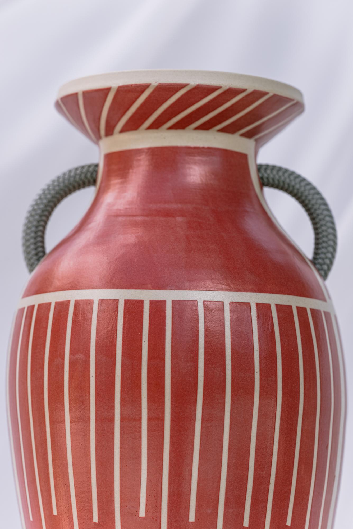 Modern amphora inspired by ancient culture made to order diff. Colour & patterns For Sale 7