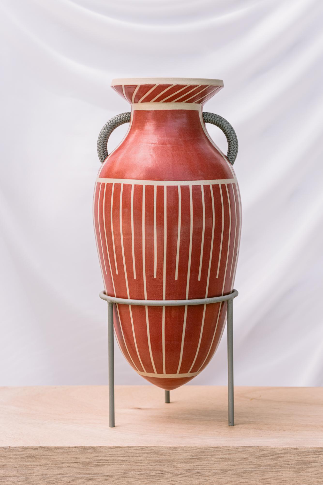 Spanish Modern amphora inspired by ancient culture made to order diff. Colour & patterns For Sale