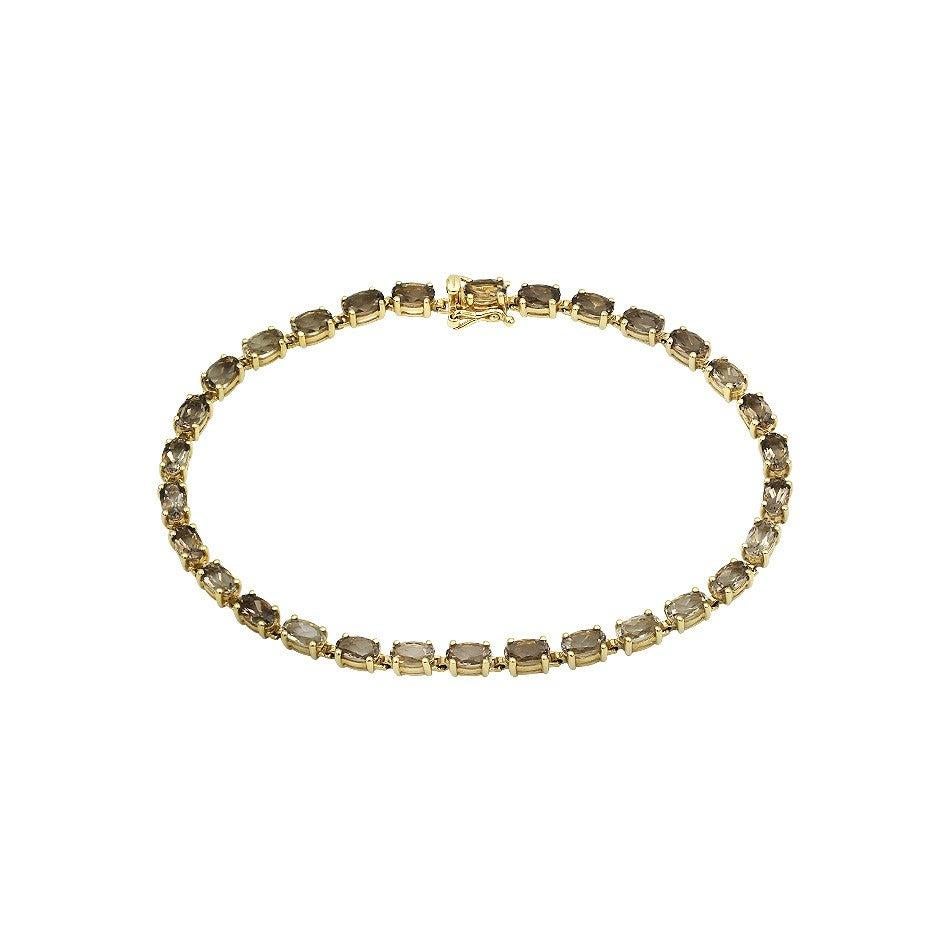 Bracelet en or jaune 14 K (disponible en or rose)

Quartz 30-7,17ct

Poids 6,95 grammes
Taille 18

Forte de l'héritage des anciennes traditions de la haute joaillerie suisse, NATKINA est une marque de bijoux basée à Genève, qui crée des