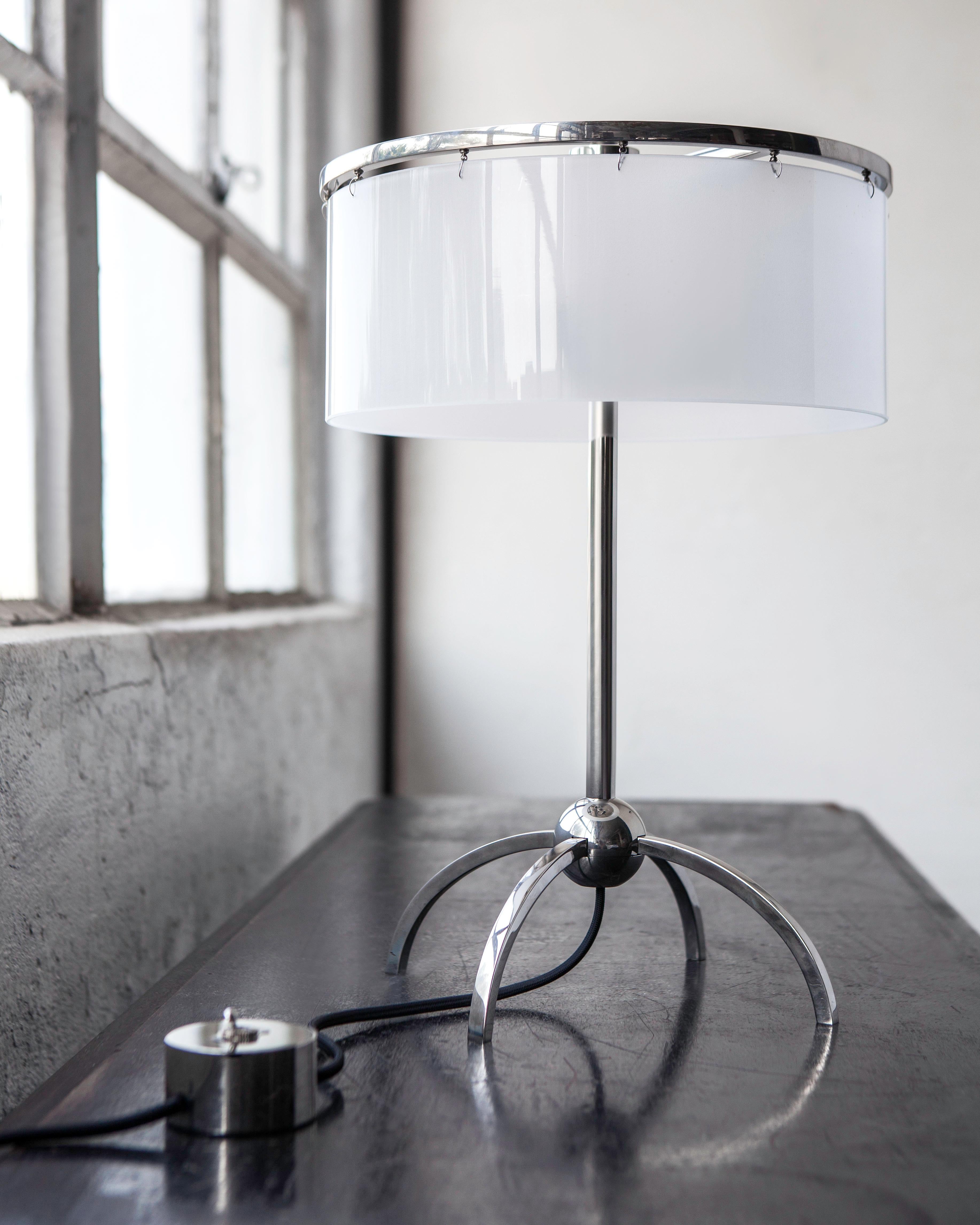 American Modern and Minimal Minerva Table Lamp Designed by RAMSA for Remains Lighting