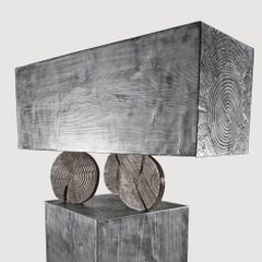 Modern Andrea Salvetti for Dilmos Cabinet Sculpture Storage Aluminium Cast