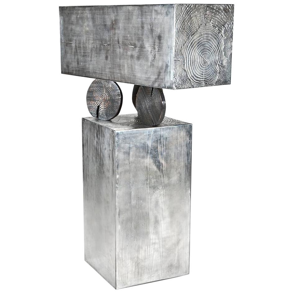 Modern Andrea Salvetti for Dilmos Cabinet Sculpture Storage Aluminium Cast