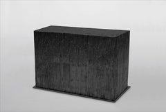 Modernity Andrea Salvetti for Dilmos Reed Cabinet Storage Cast Aluminium Black