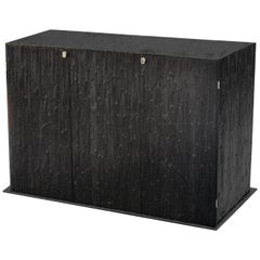 Modern Andrea Salvetti for Dilmos Reed Cabinet Storage Cast Aluminium Black