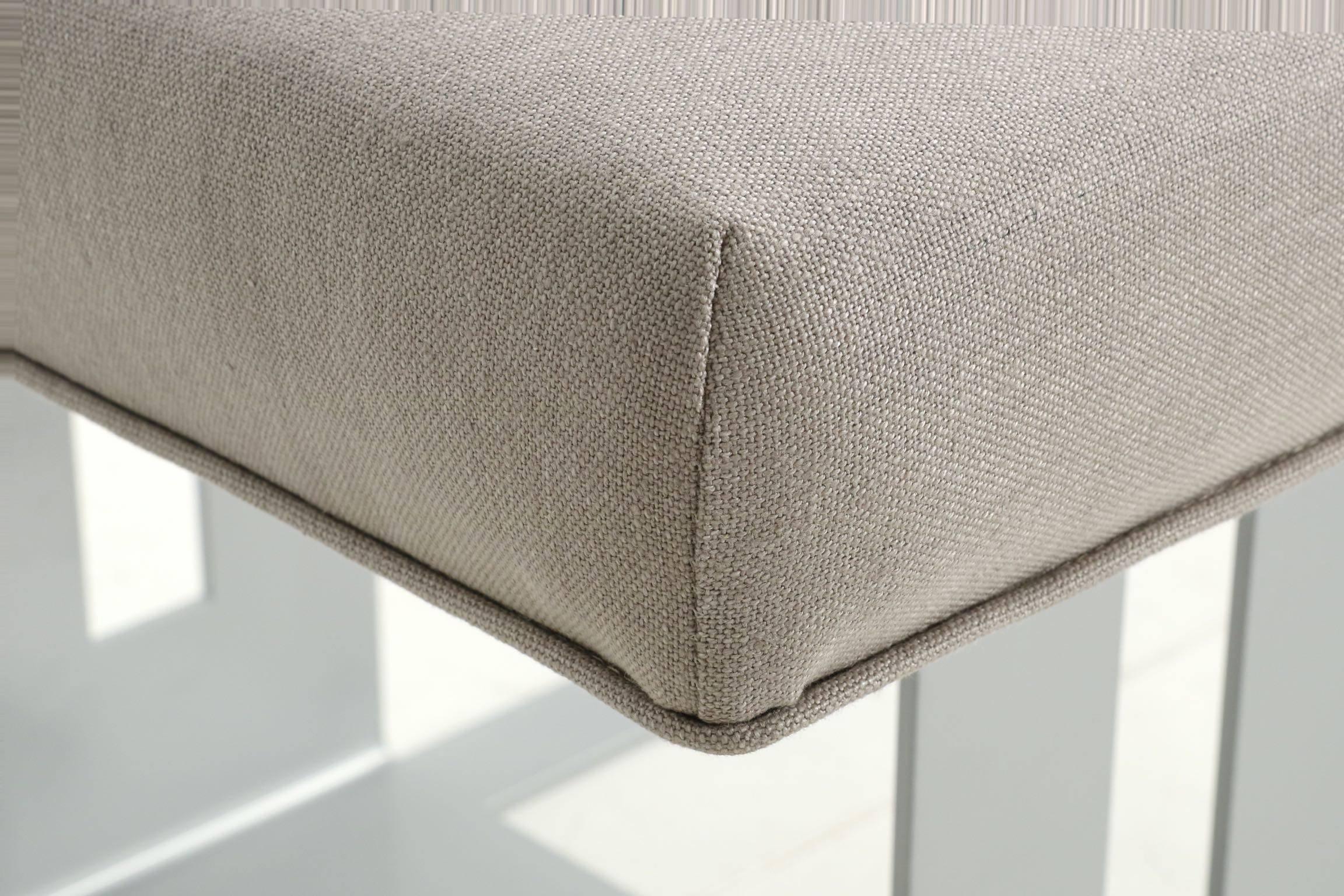 Modern Angular Gray Steel Lounge Armchair with Ottoman, 21st Century For Sale 1