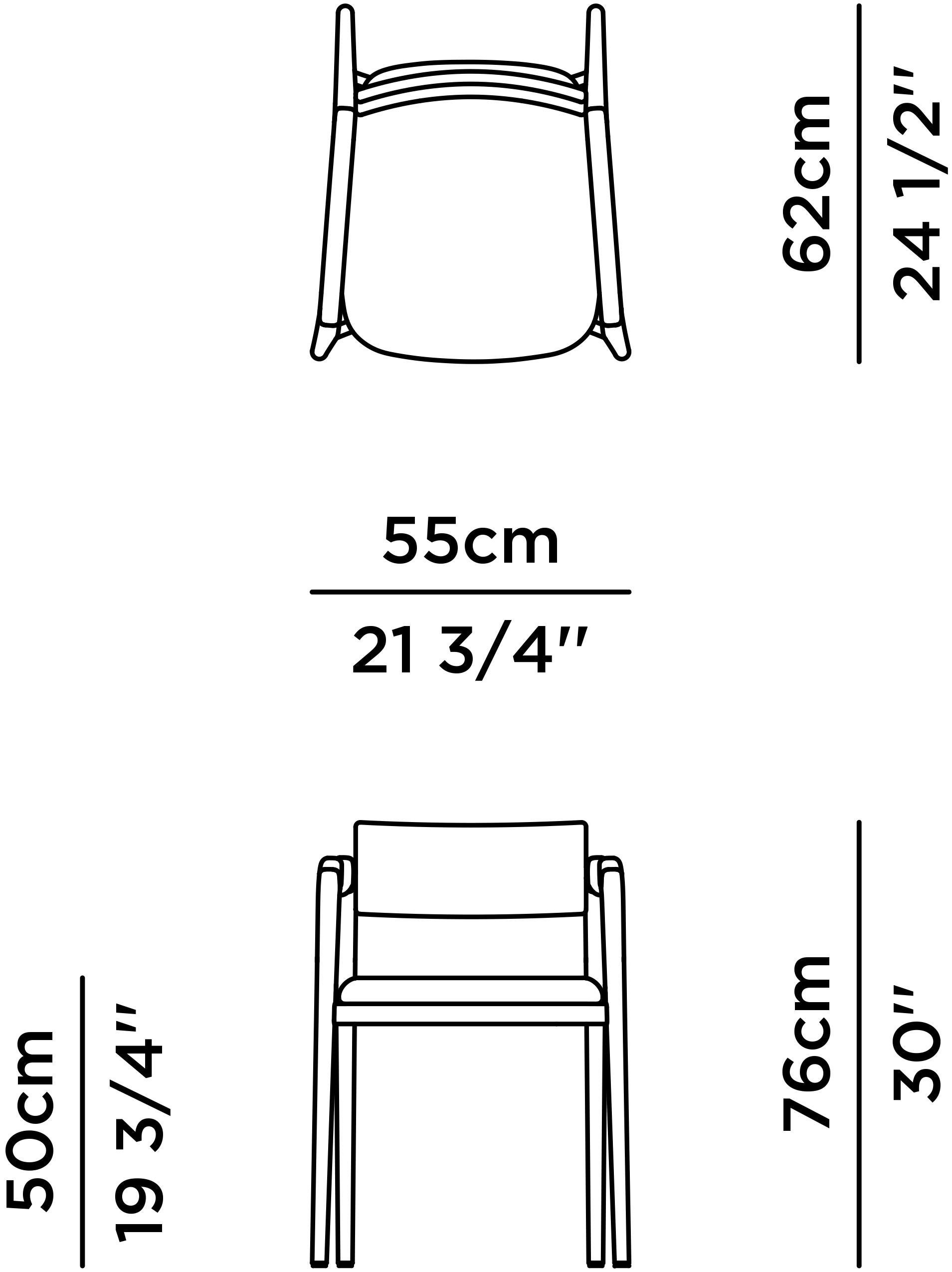 Chaises de salle à manger modernes Anjos Set/4, cuir, Beeche, fait main Portugal Greenapple en vente 11
