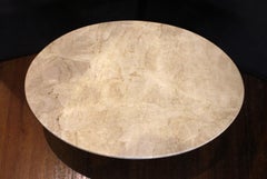 Modern & Antique French Quartzite & Stone Coffee Table