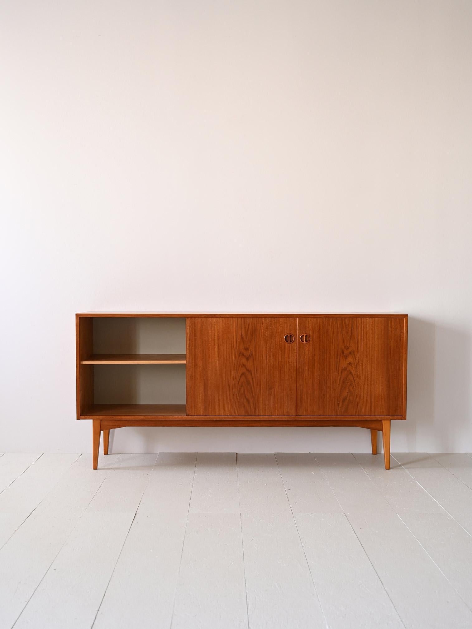 Swedish Modern antique teak sideboard