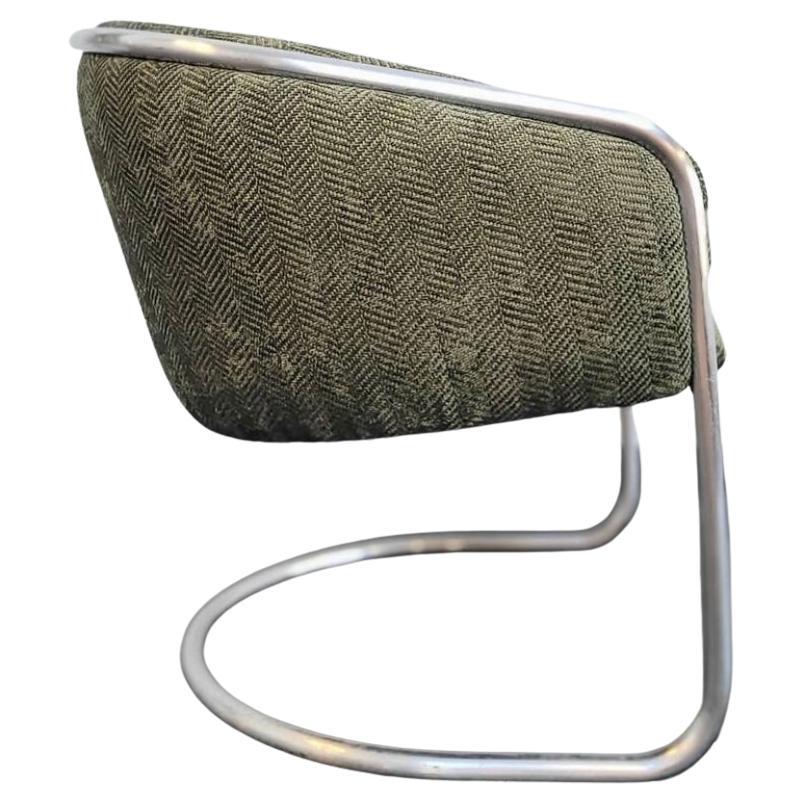 Modern Anton Lorenz Style Club Chairs, a Pair