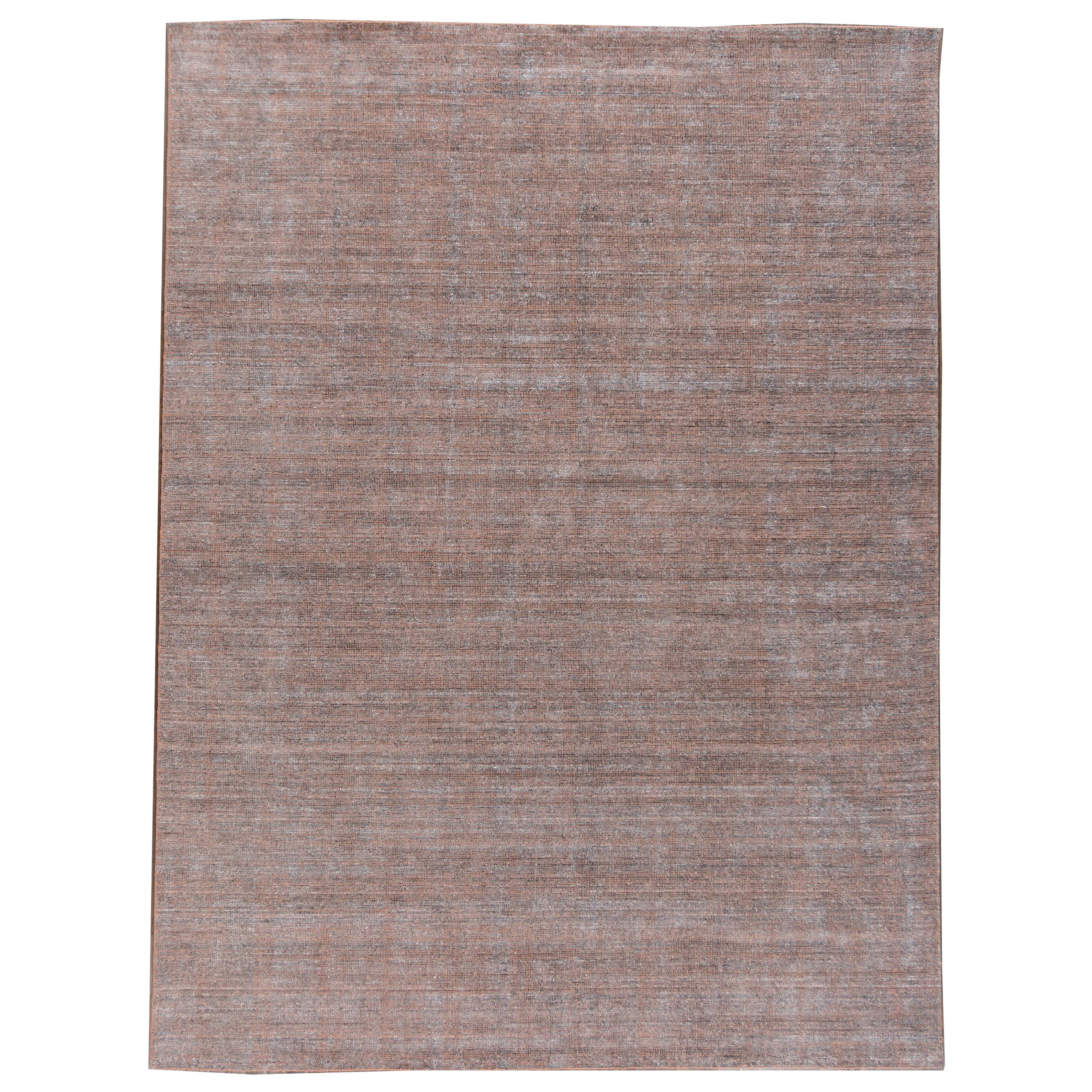 Apadana Moderner handgefertigter Boho-Teppich mit Schleife/Schliff