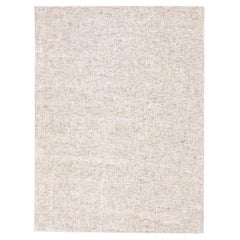Moderner moderner handgetufteter Beigefarbener Teppich aus natürlicher Wolle aus der Westport-Kollektion von Apadana