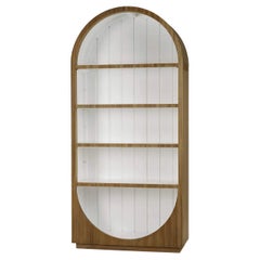 Modern Arched Top Open Bookshelf