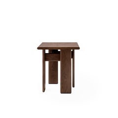 Modern Archipen Coffee Side Table 1, Sculptural Tabouret, Light Ash, NOOM