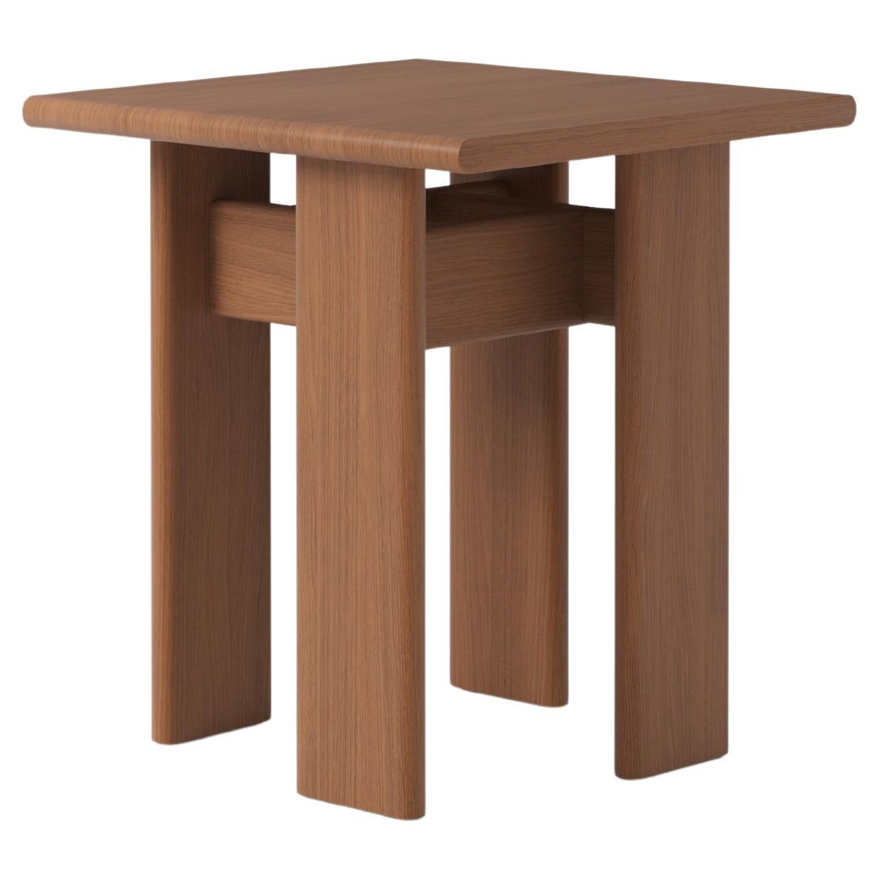 Modern Archipen Coffee Side Table 1 – Sculptural Tabouret in Stained Ash by NOOM
