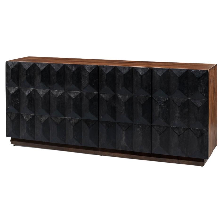 Modern Architectural Sideboard For Sale