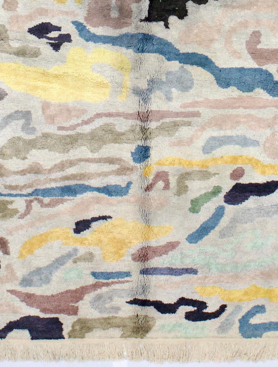 Wool Modern Area Rug 9’0