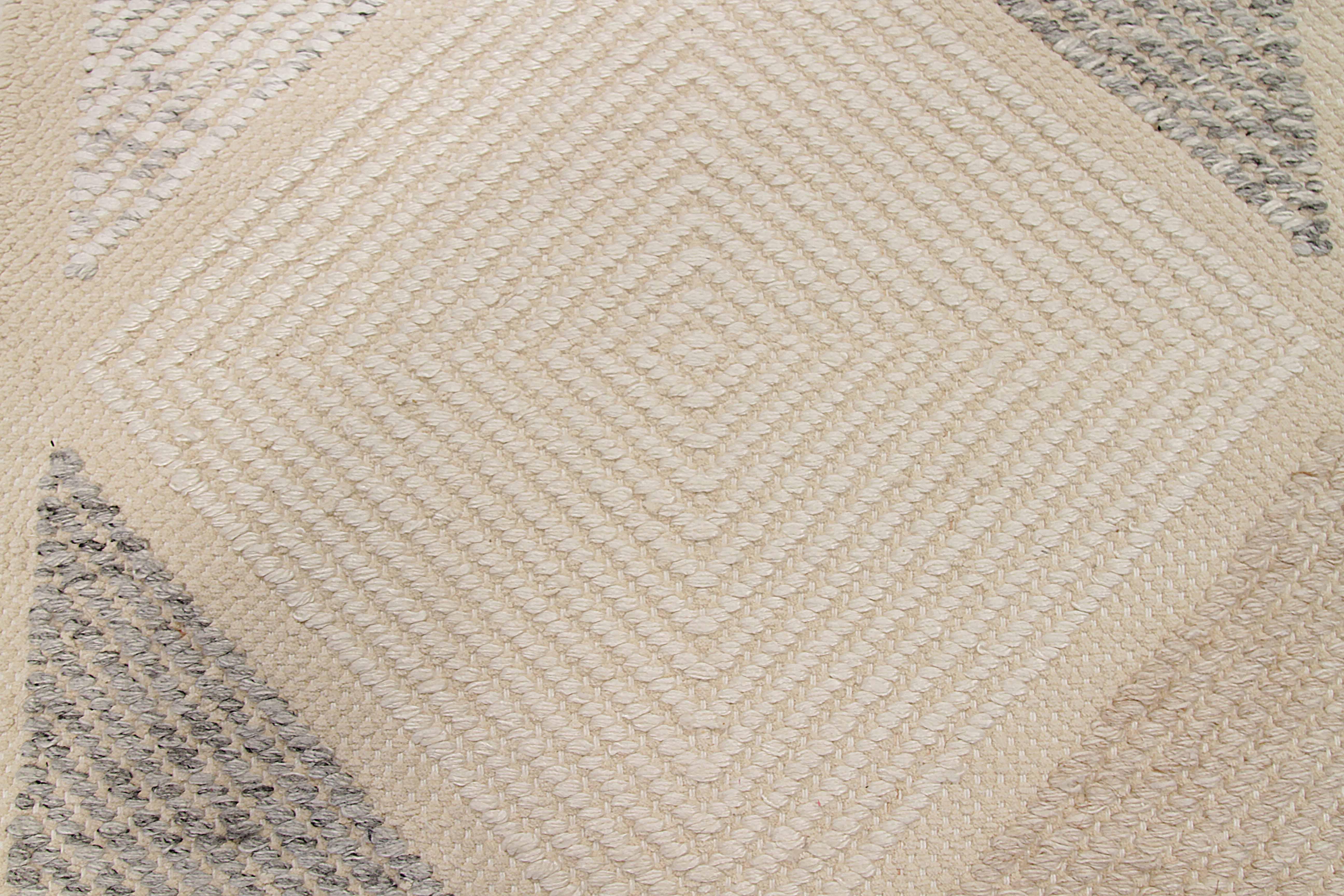 Hand-Woven Modern Area Rug Swedish Design