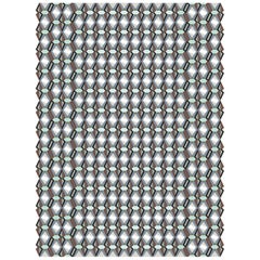 Moderner Arletty maßgefertigter Wollteppich mit geometrischem Muster von Apadana