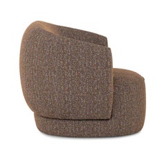 Fauteuil moderne Cadre en bois Base pivotante Housse amovible Personnalisable