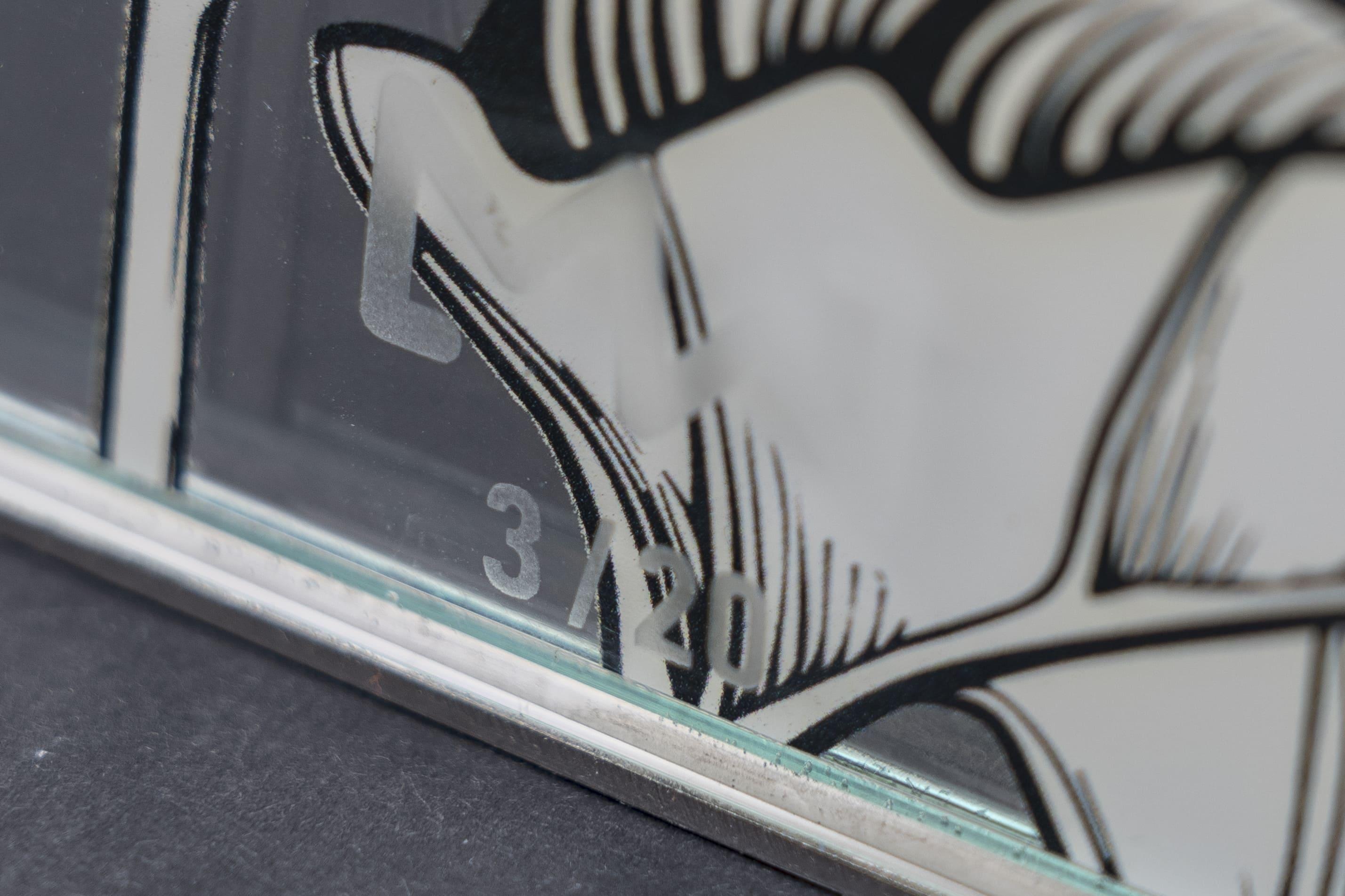 Modern Armchair in Tempered Glass Panels – MW02 Jungle Edition en vente 2