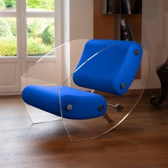 Modern Armchair in Transparent Cast PMMA – MW07 Contemporary Design