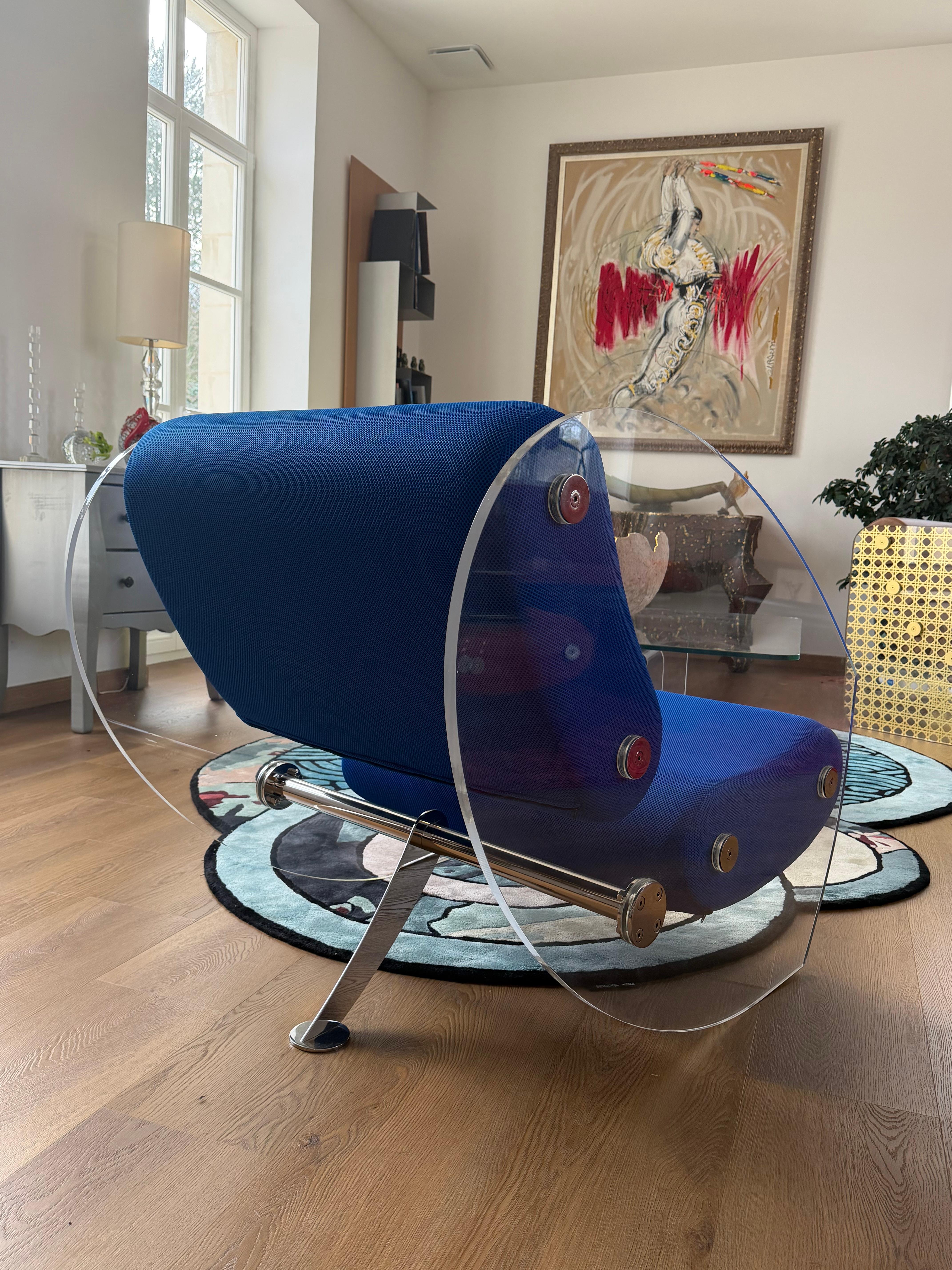 Modern Armchair in Transparent Cast PMMA – MW07 Contemporary Design In condizioni Nuovo in vendita a Beaumont-Louestault, FR