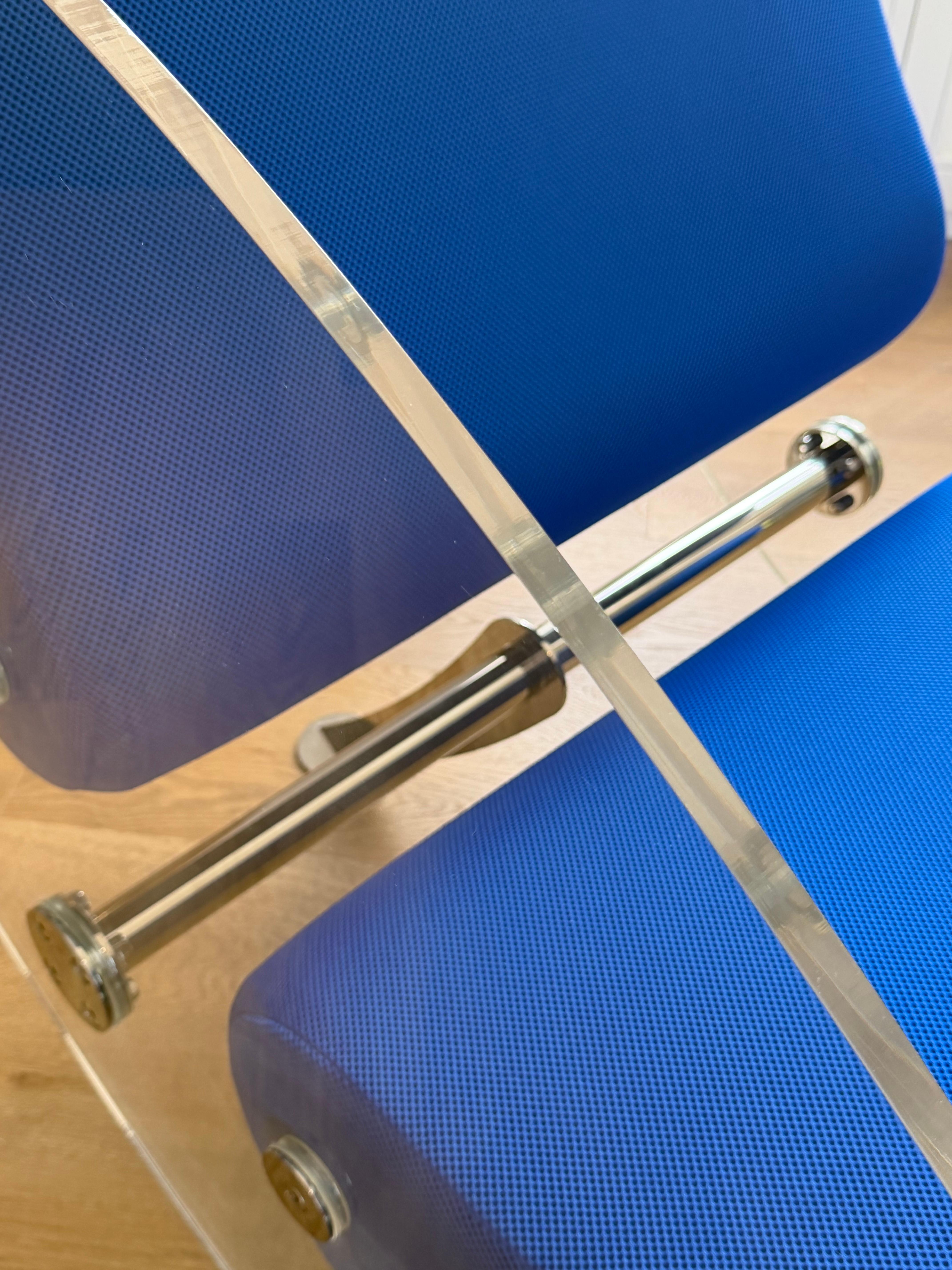 Modern Armchair in Transparent Cast PMMA – MW07 Contemporary Design in vendita 1