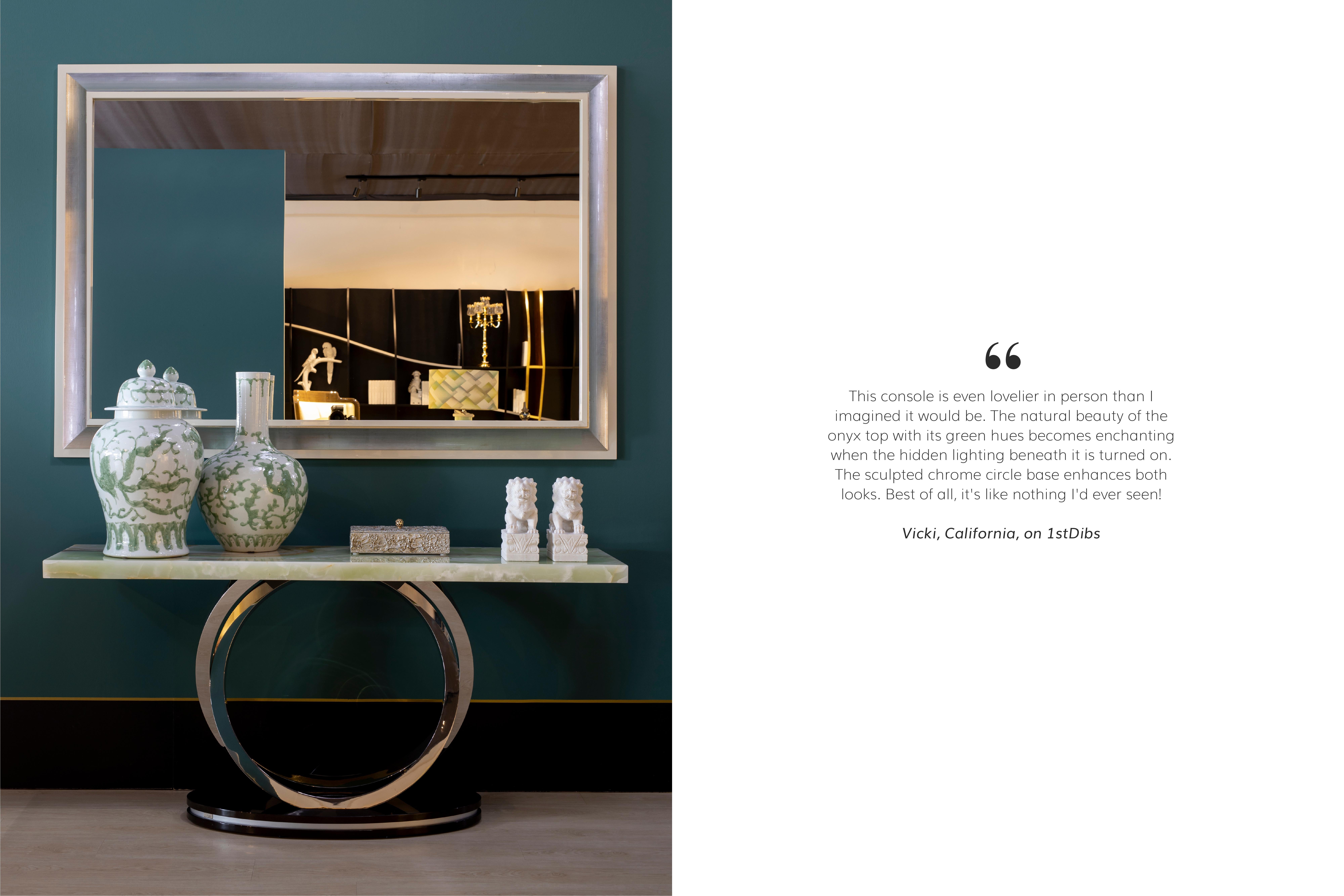 Art Deco Armilar Console Table, Handmade In Portugal by Greenapple

The Armilar marble console table is a modern tribute to the Portuguese armillary sphere, a navigational instrument that guided explorers across uncharted seas. Featuring two