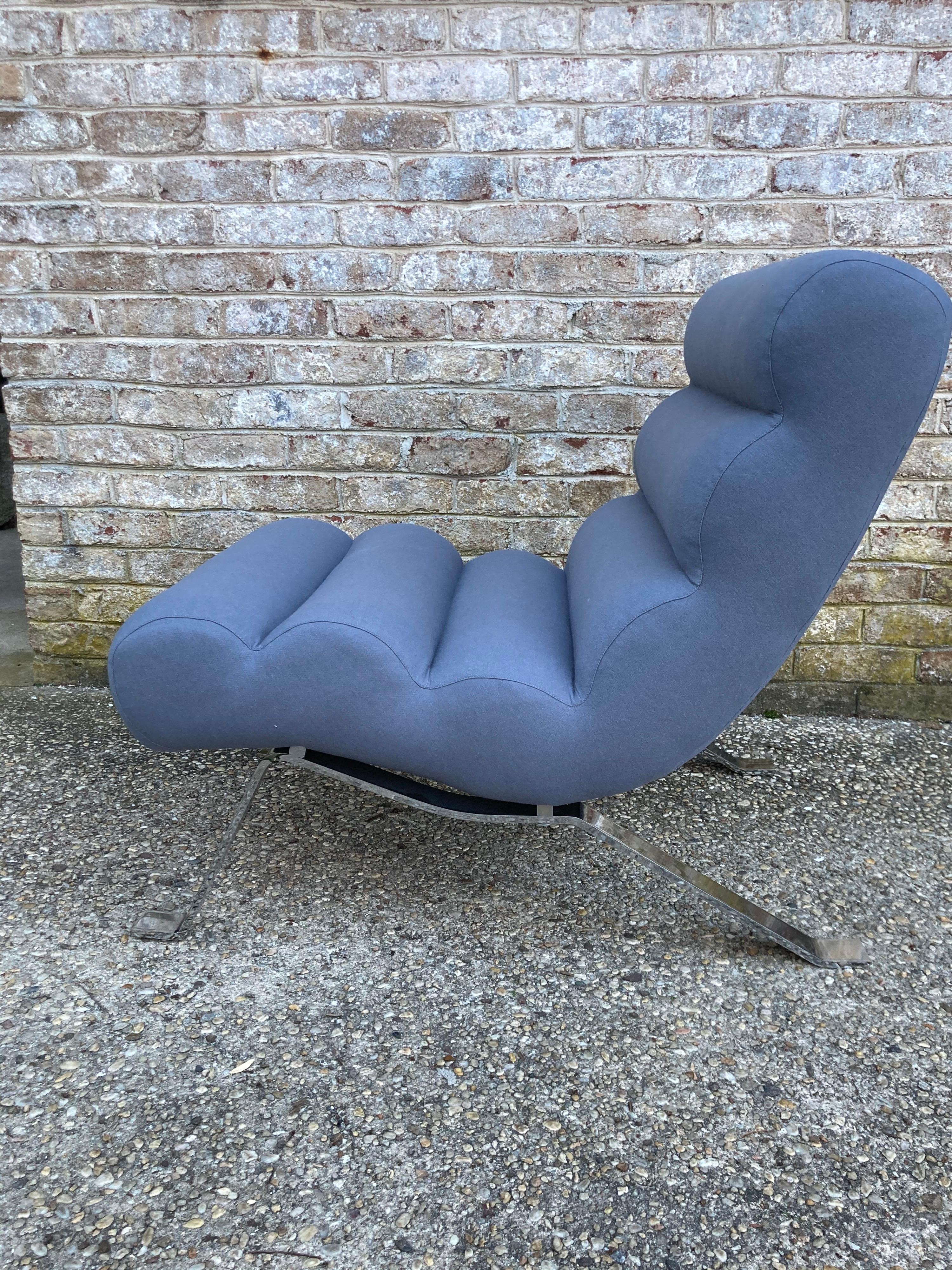 modern armless chair