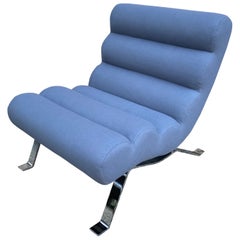 Retro Modern Armless Lounge Chair