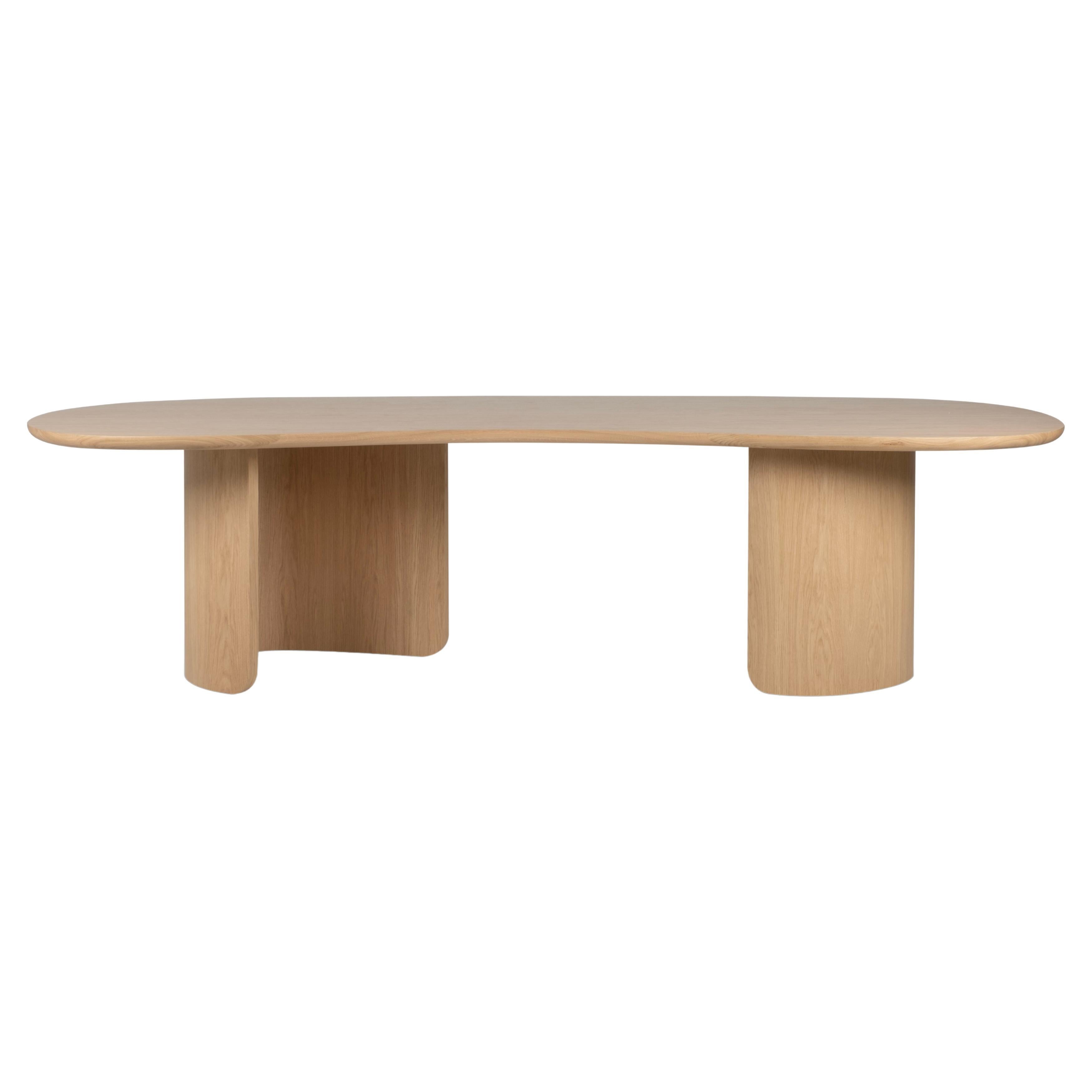 Modern Armona Dining Table, American Oak, Handmade in Portugal by Greenapple For Sale
