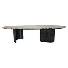 Modern Gimonde Dining Table, Patagonia Stone, Handmade in Portugal by Greenapple