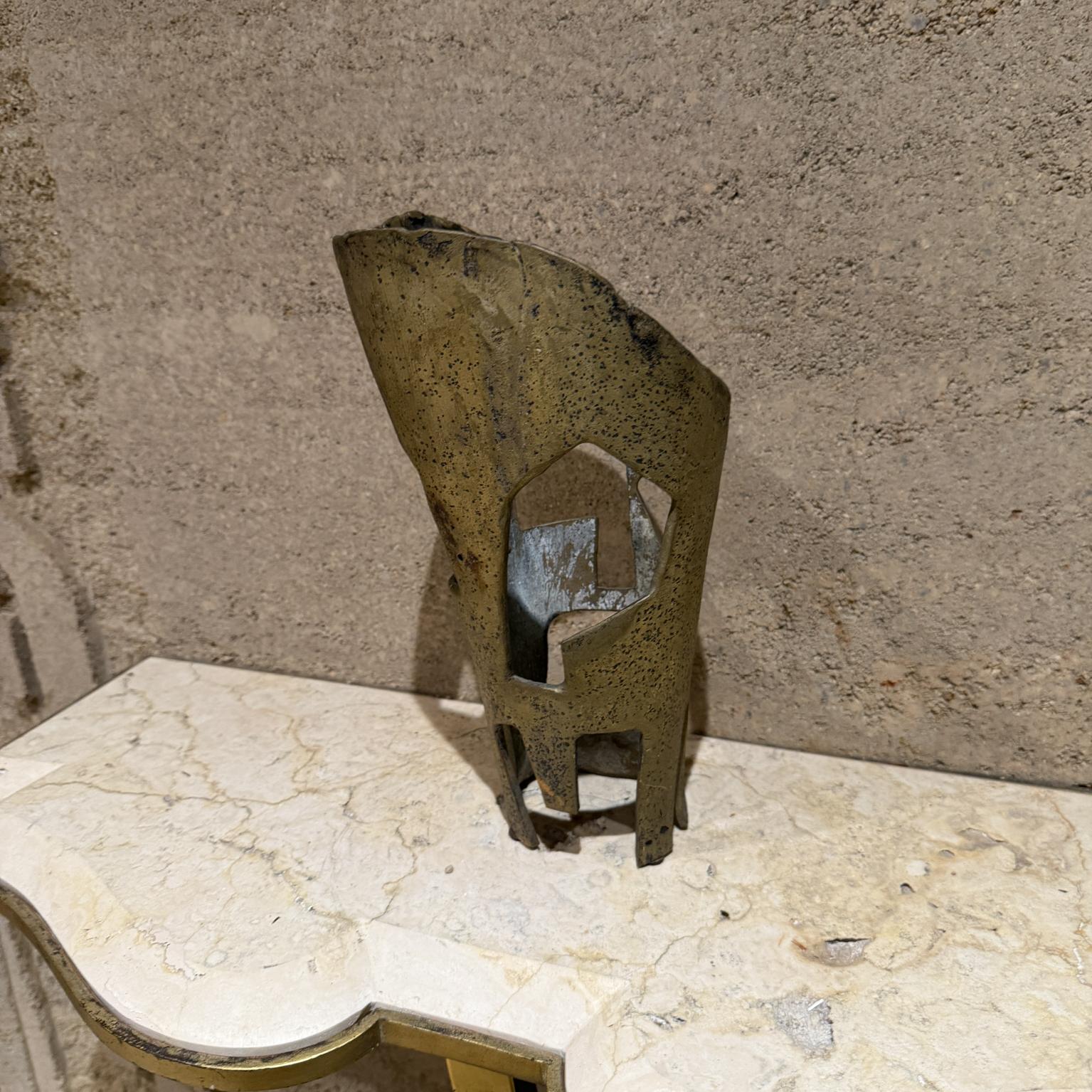 Mid-Century moderno Scultura di zucca in bronzo di arte moderna in vendita