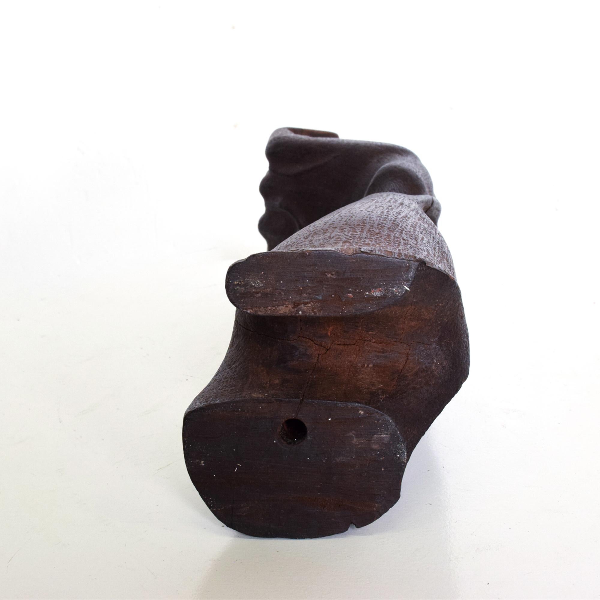 1950s Carved Wood Hand Art Sculpture Mexico 2