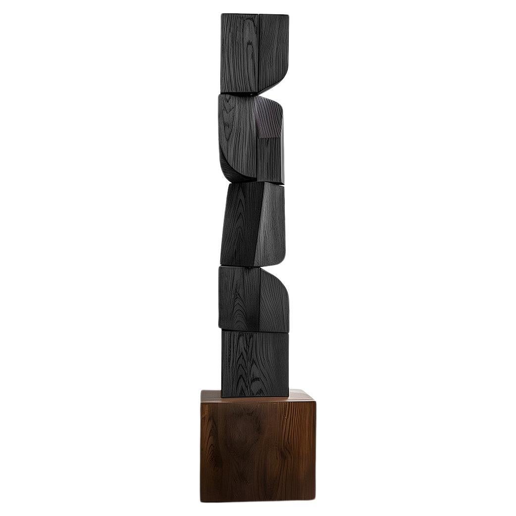 Modern Art Burn Wood Unseen Force No43 Abstract by NONO