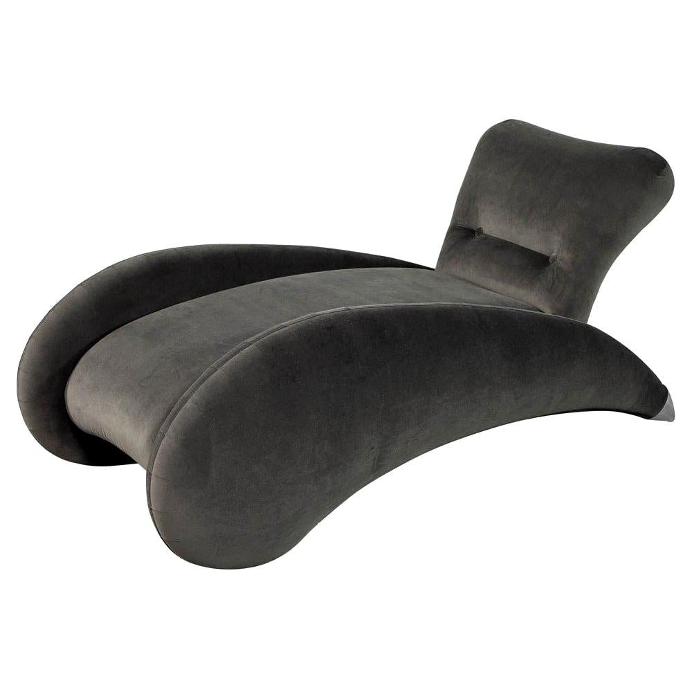 Modern Art Deco Inspired Chaise Lounge