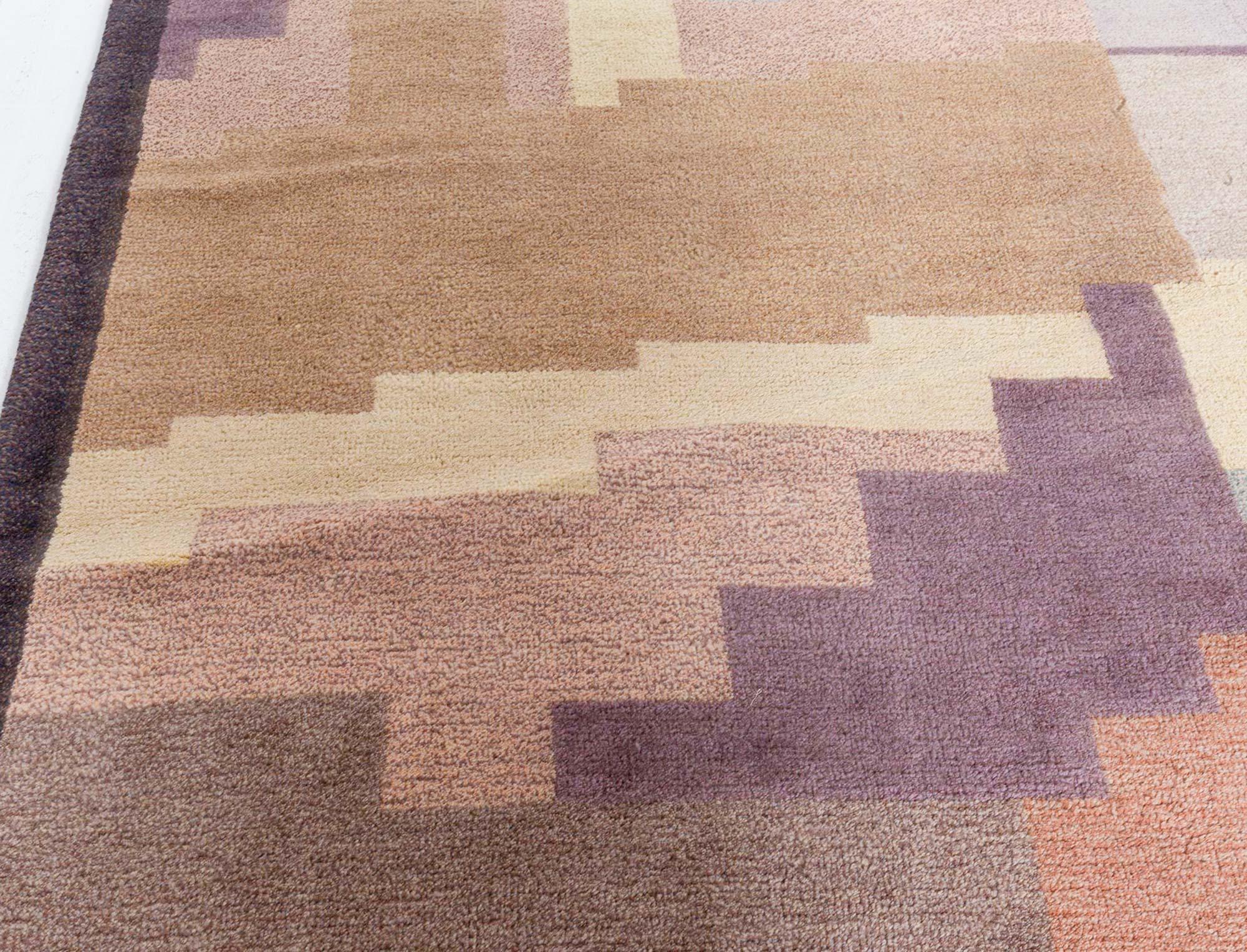 Modern Art Deco Inspired Rug by Doris Leslie Blau In New Condition For Sale In New York, NY