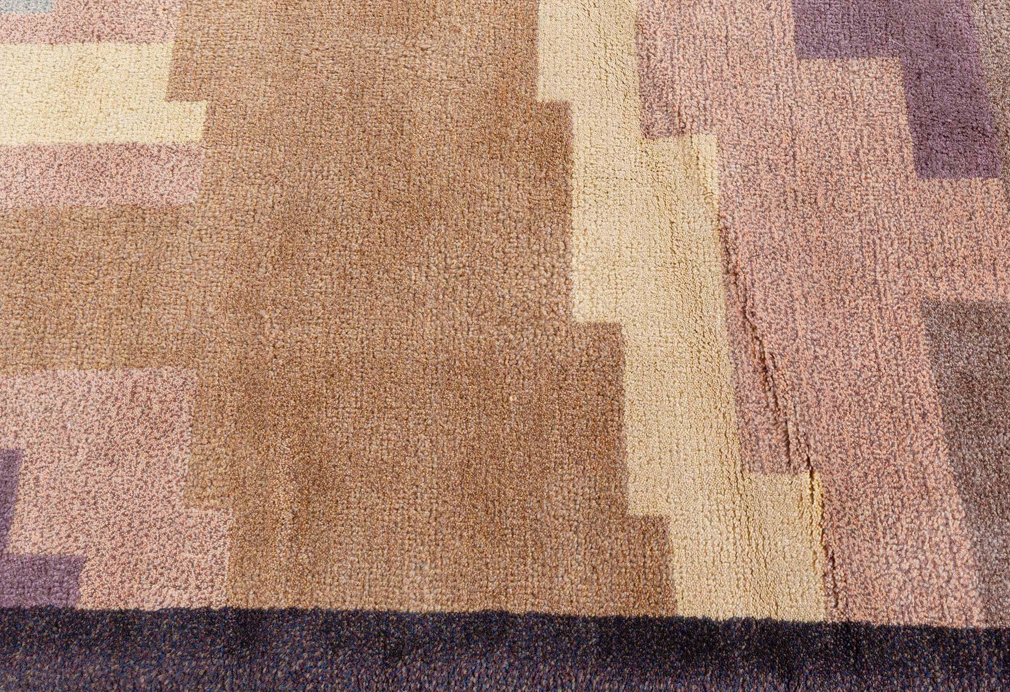 Lana Tappeto moderno di ispirazione Art Deco di Doris Leslie Blau in vendita