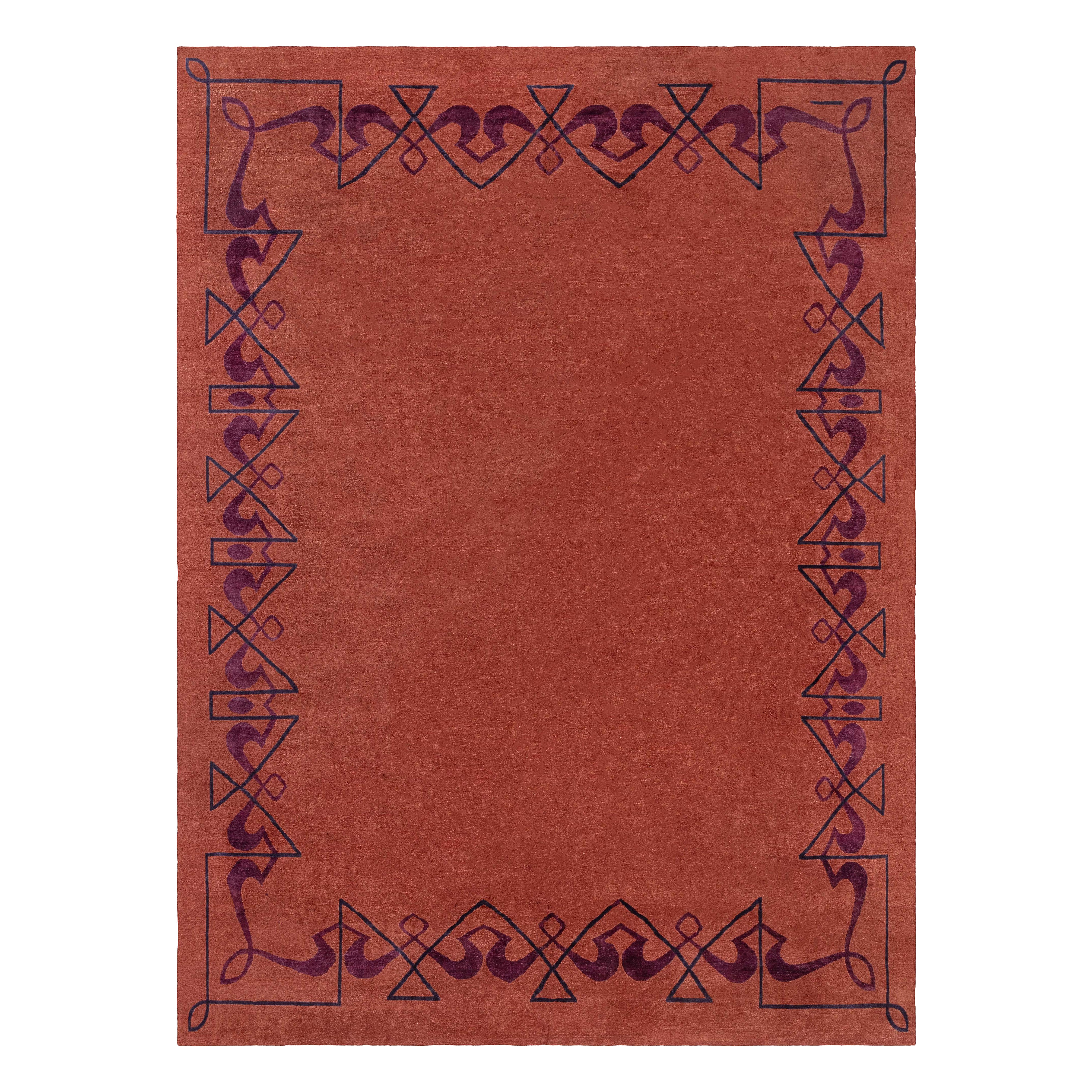 Modern Art Deco Inspired Rug by Doris Leslie Blau For Sale