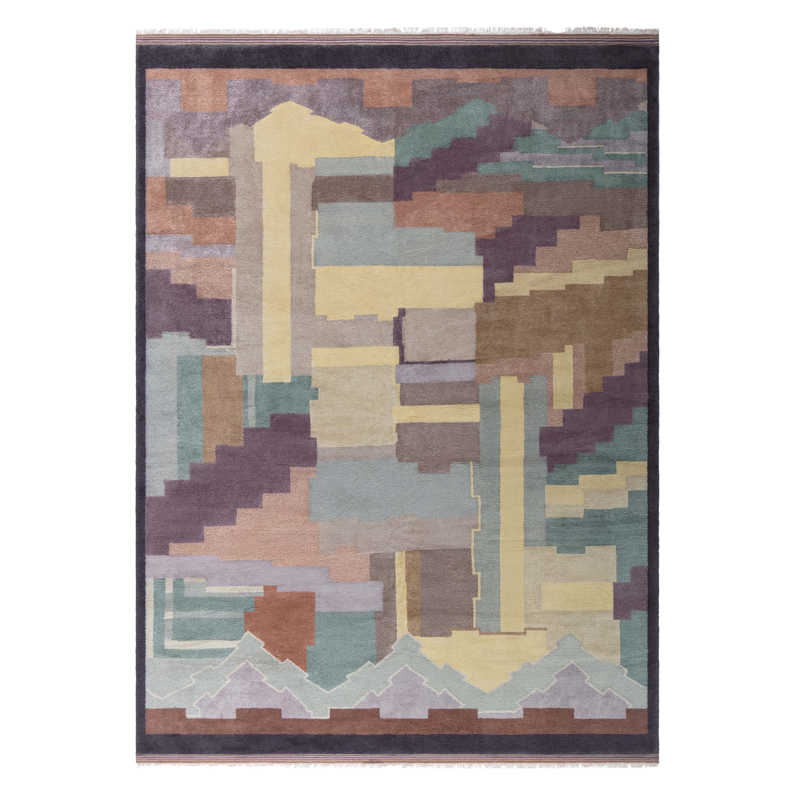 Modern Art Deco Inspired Rug by Doris Leslie Blau