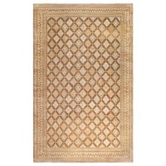 Modern Art Deco-Inspired Tibetan Rug in Silk and Wool by Doris Leslie Blau