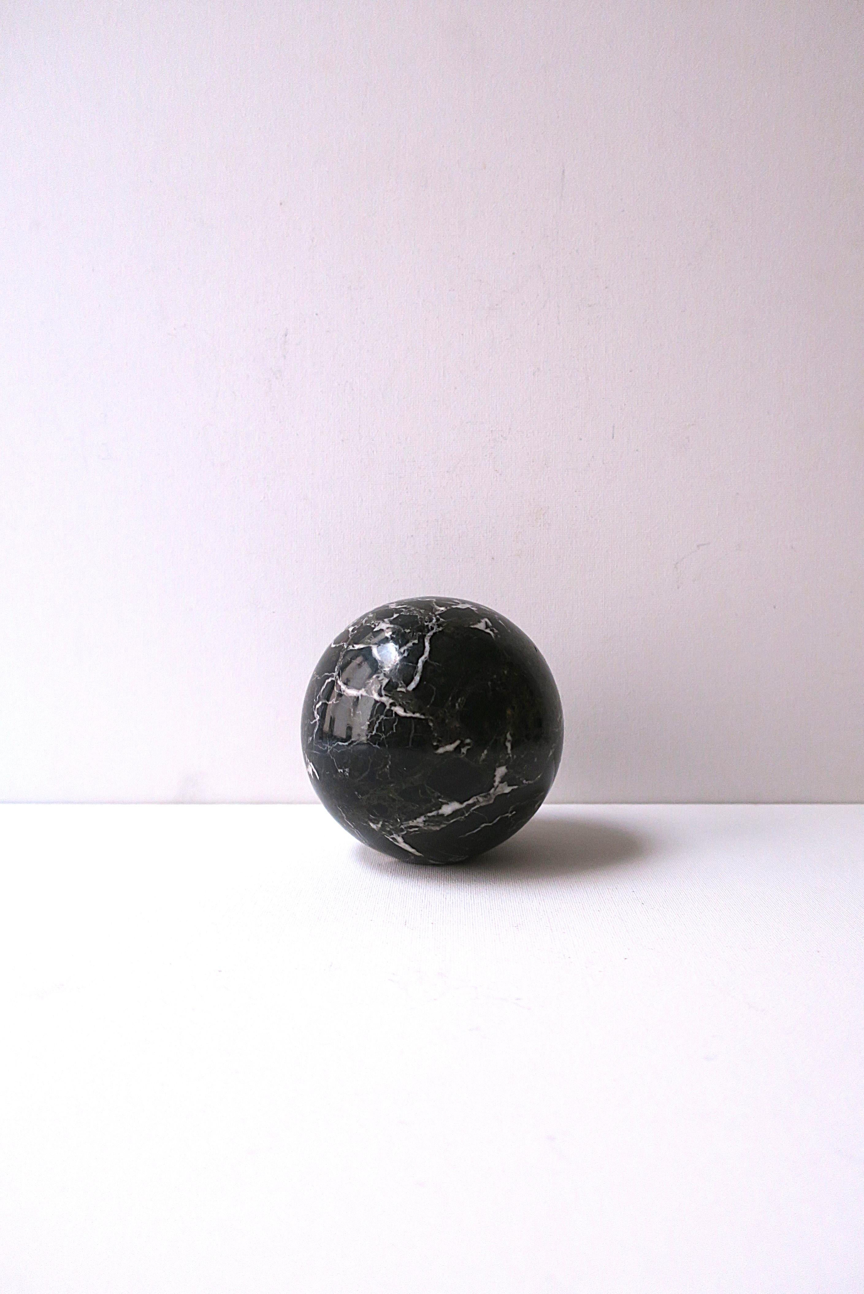 Art Deco Marble Sphere For Sale