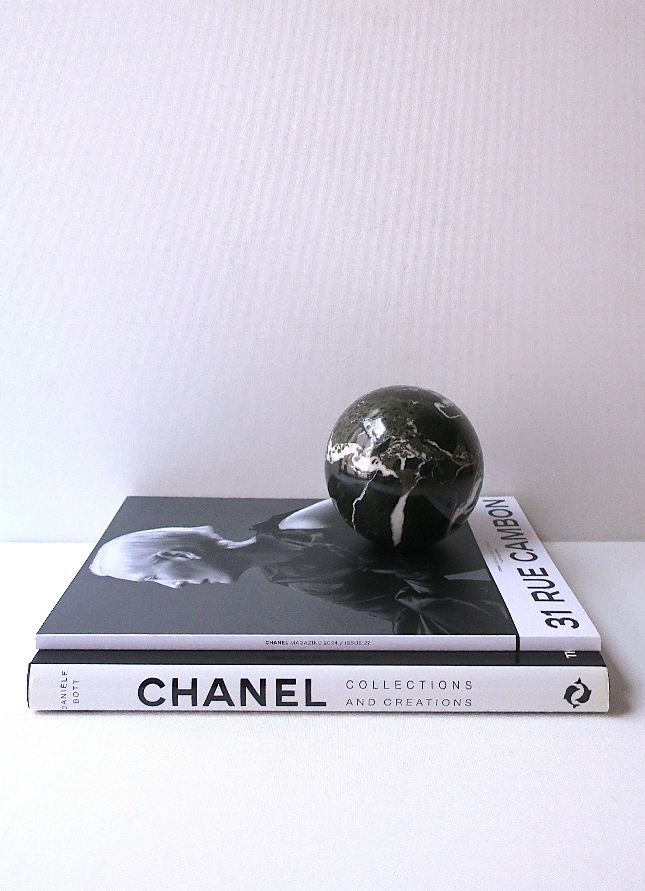 Polished Marble Sphere For Sale