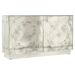 Modern Art Deco Orbital Credenza by Lorin Marsh, NYC