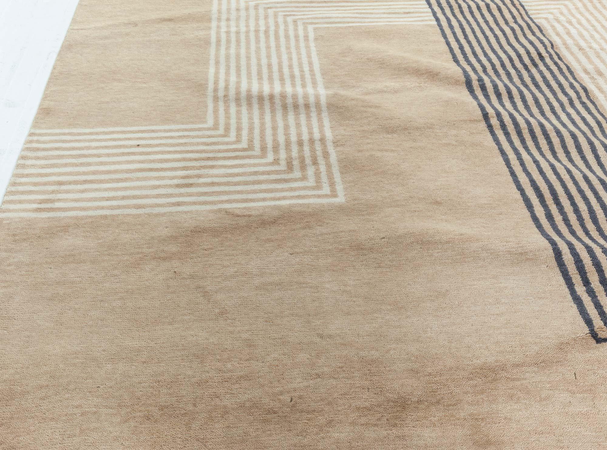 Modern Art Deco Rug by Doris Leslie Blau
Size: 19'7