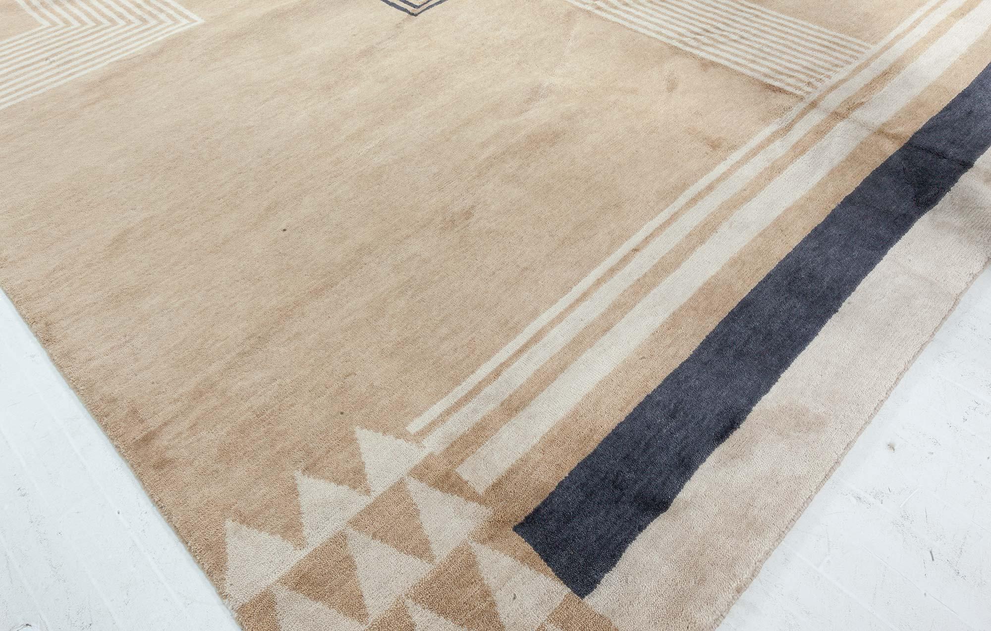 European Modern Art Deco Rug by Doris Leslie Blau For Sale